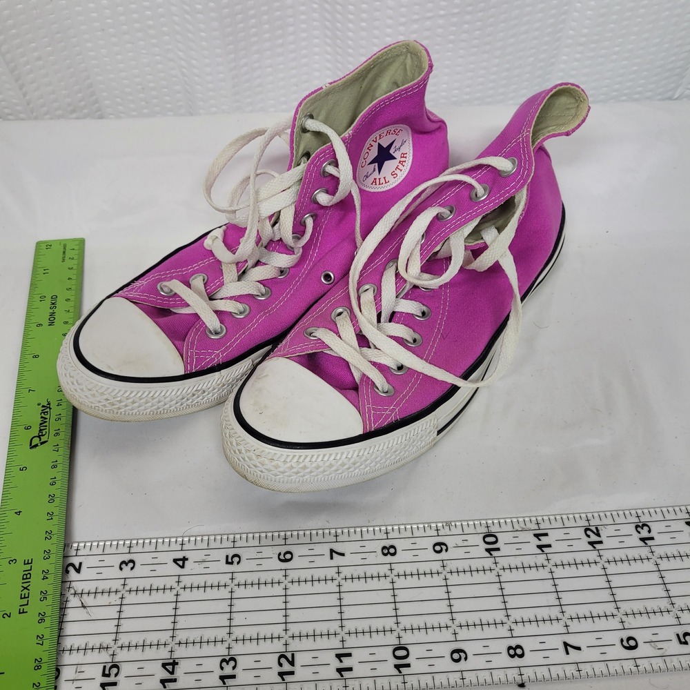 Converse Chuck Taylor All Star High Top Magenta Pink Sneaker 159673F Mens 8 W 10